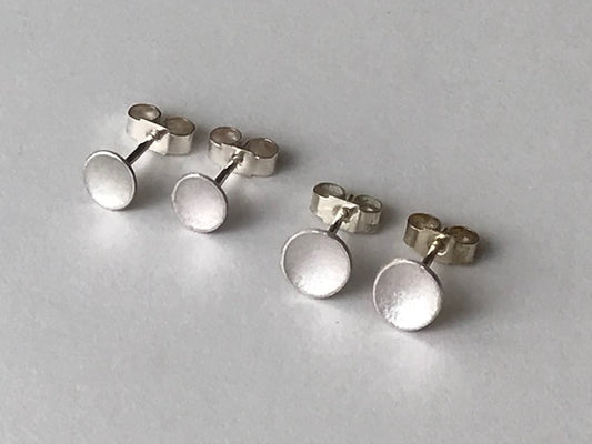Small Sterling Silver Earrings from Hannah Souter Handmade Jewellery.