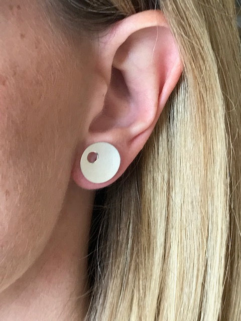 Statement earrings from Hannah Souter Handmade Jewellery