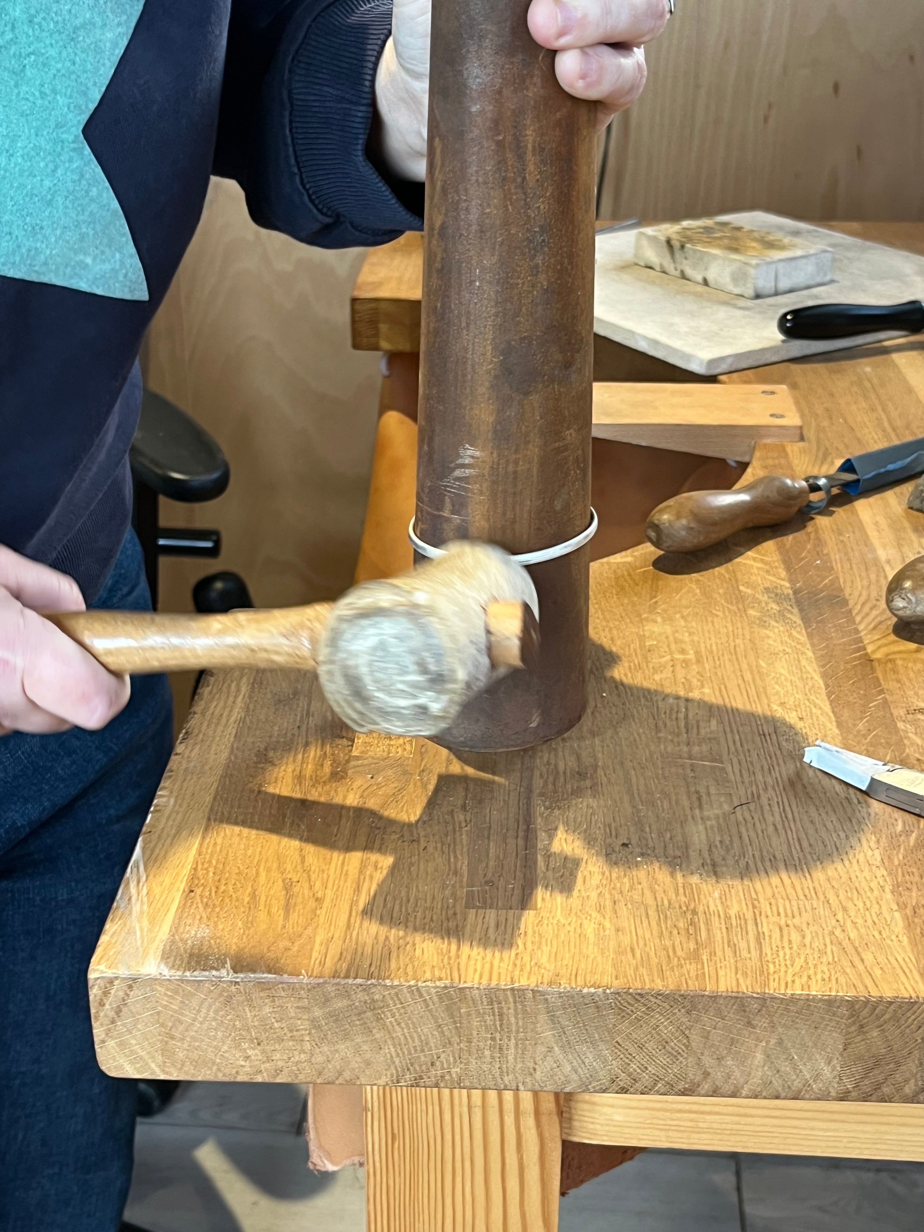 Bangle making class with Hannah Souter