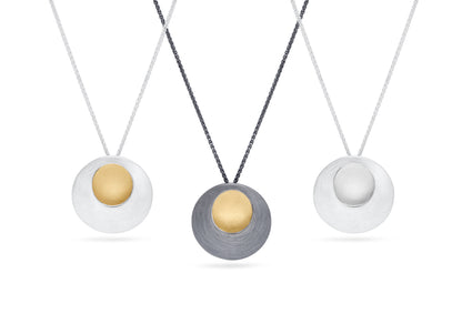 Pebble Circle Pendant Necklace from Hannah Souter Handmade Jewellery