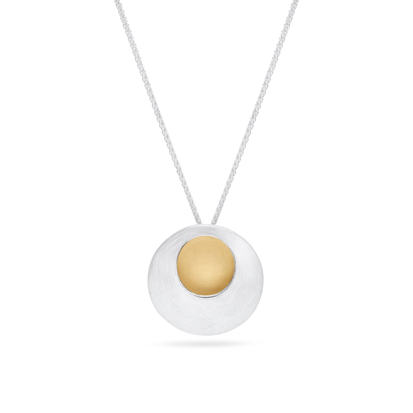 Pebble Circle Pendant Necklace from Hannah Souter Handmade Jewellery