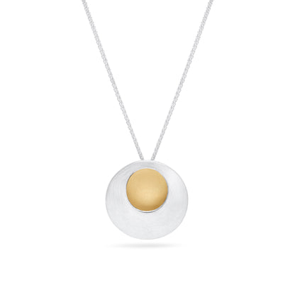 Pebble Circle Pendant Necklace from Hannah Souter Handmade Jewellery
