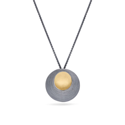 Pebble Circle Pendant Necklace from Hannah Souter Handmade Jewellery