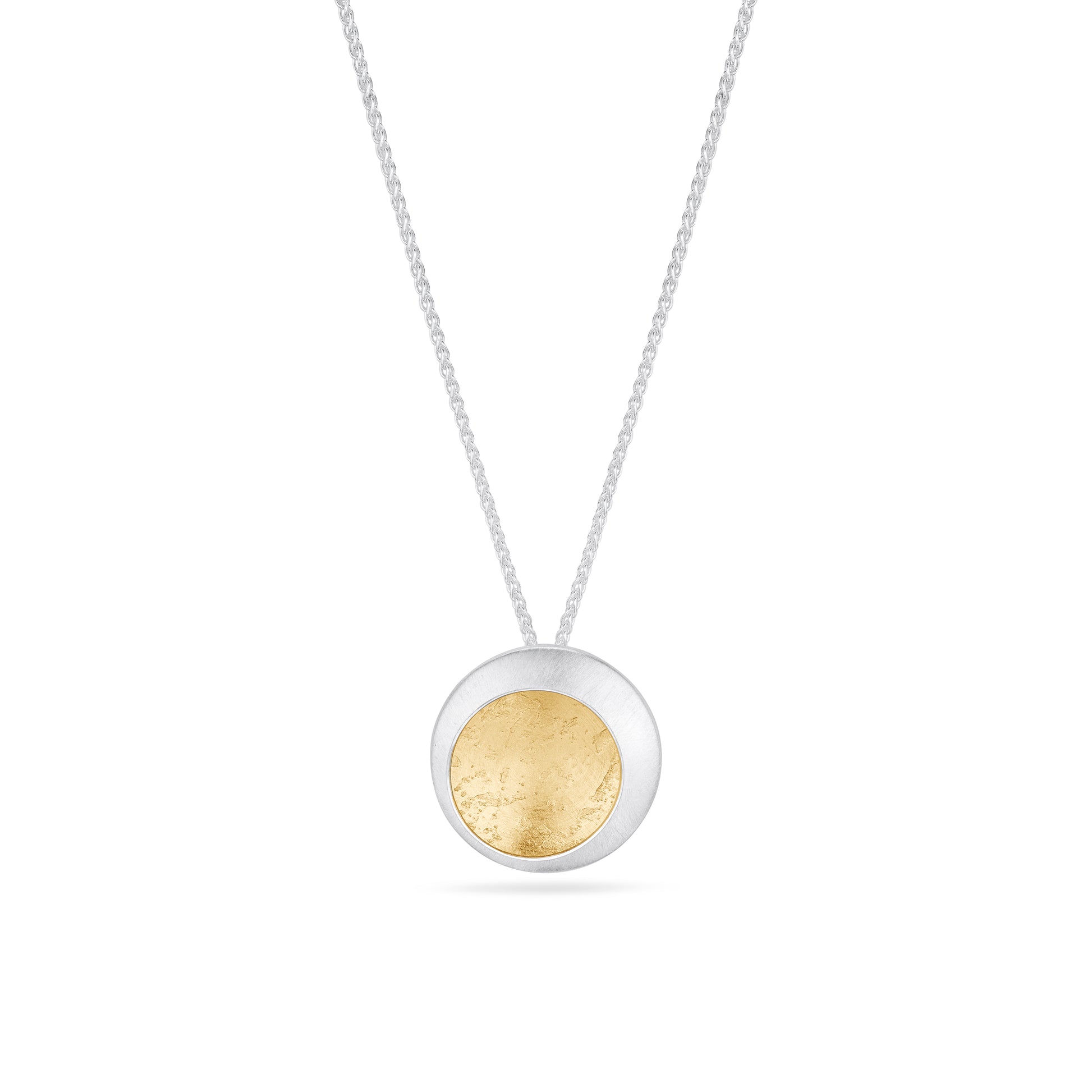 Small Gilt Silver And Gold Pendants from Hannah Souter