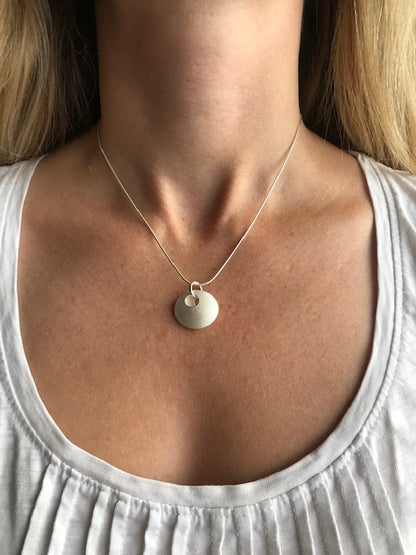 Silver Statement Pendant Necklace from Hannah Souter