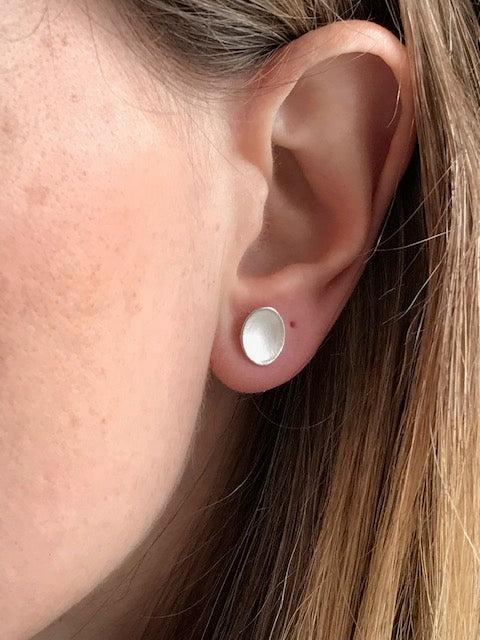 Small Sterling Silver Earrings from Hannah Souter Handmade Jewellery.