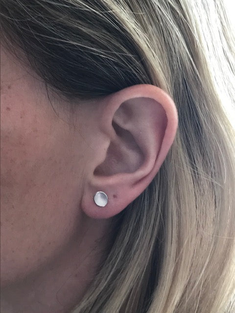Small Sterling Silver Earrings from Hannah Souter Handmade Jewellery.