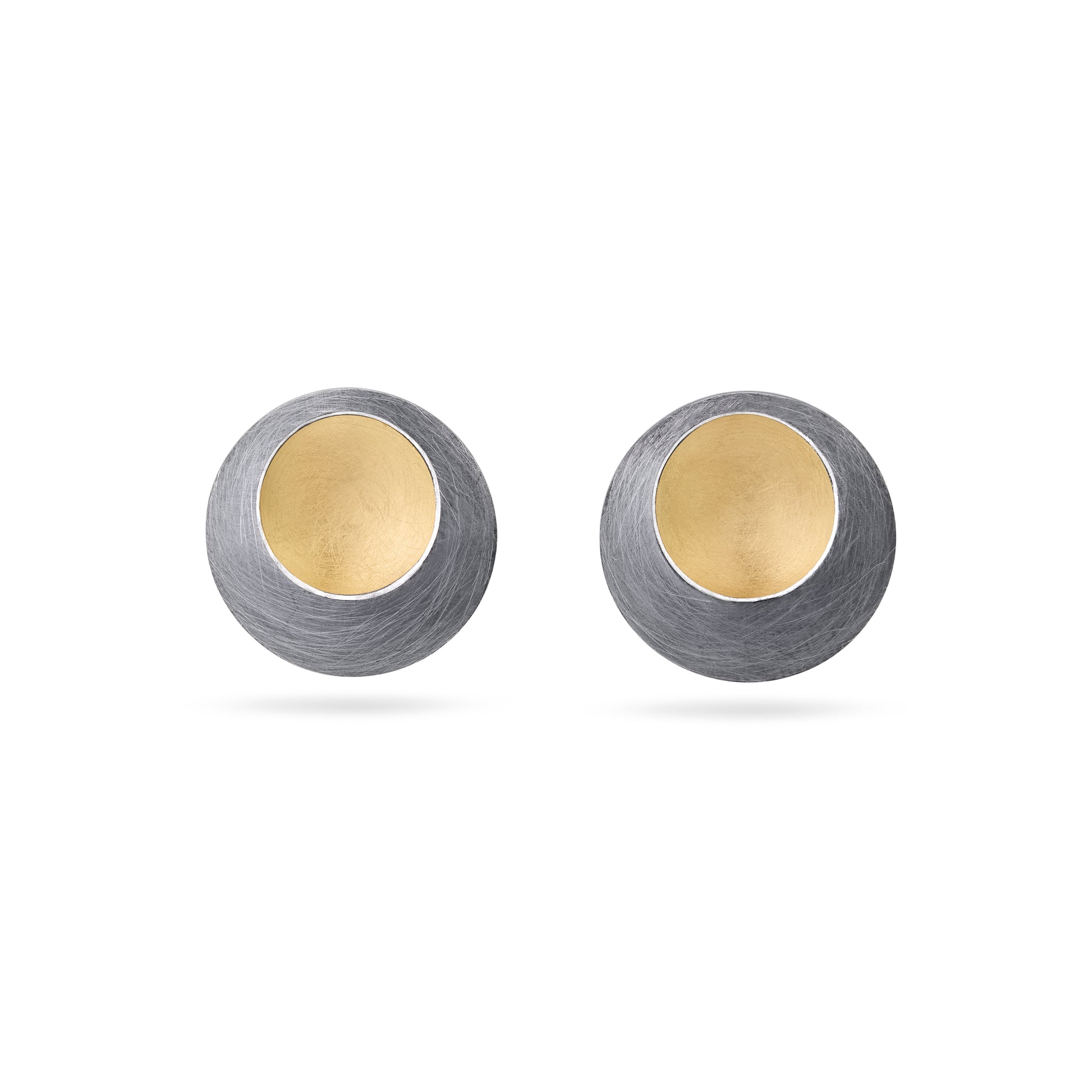 Pebble Solid Silver Studs from Hannah Souter Handmade Jewellery