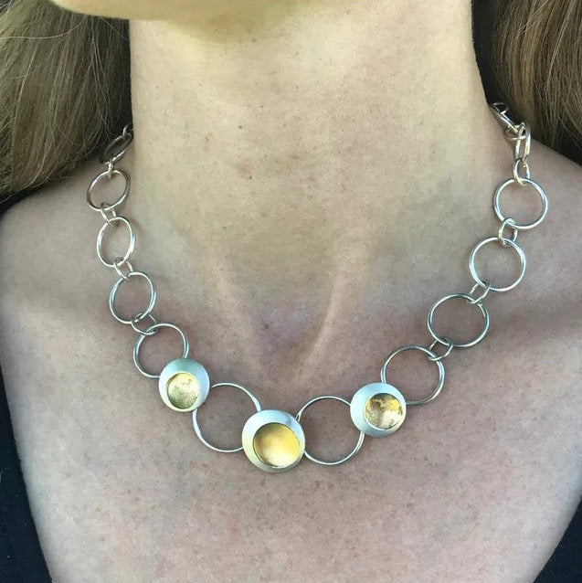 A statement necjlace from Hannah Souter Handmade Jewellery.