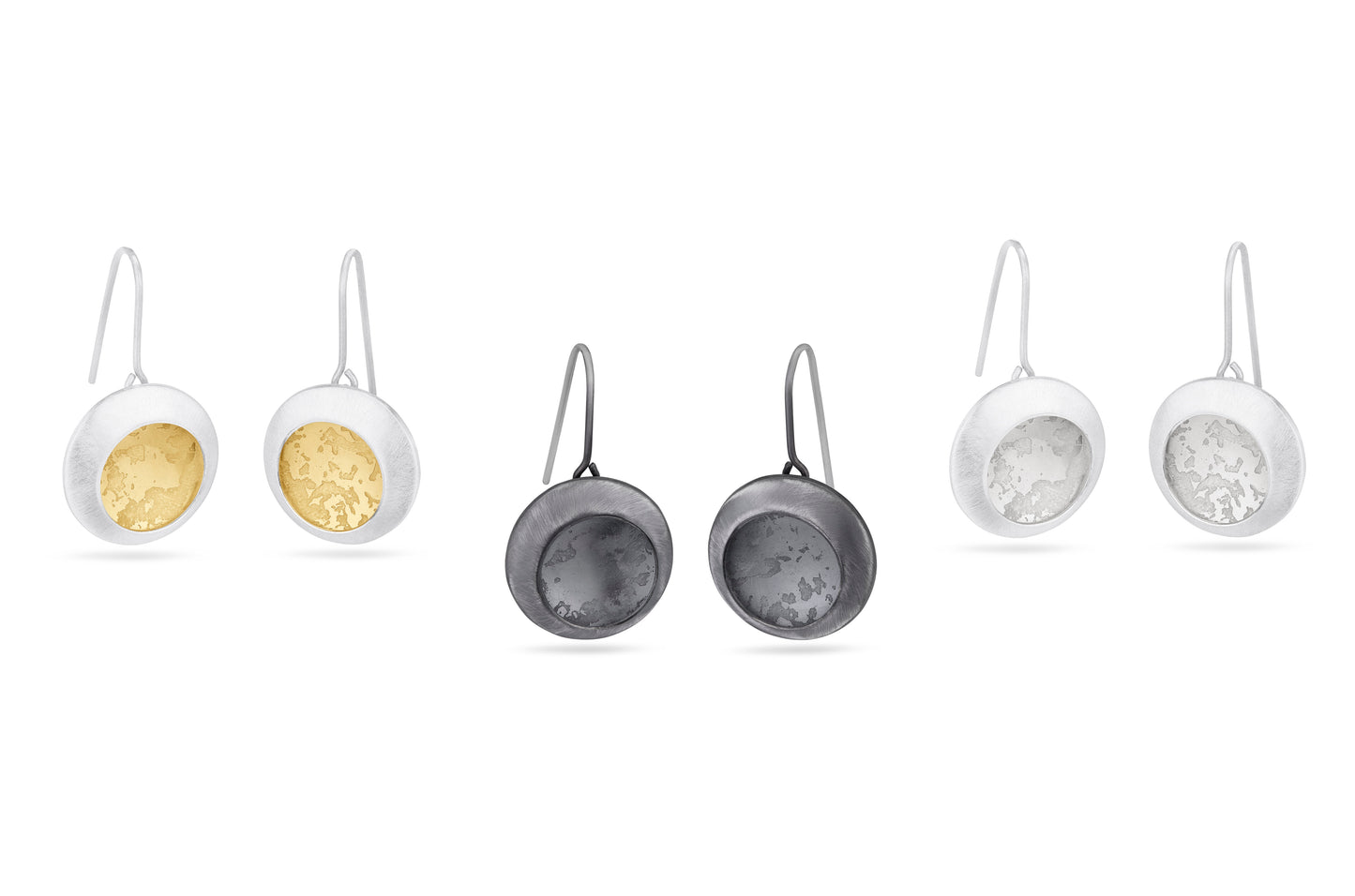 Sterling Silver Dangle Earrings from Hannah Souter Handmade Jewellery.