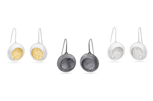 Sterling Silver Dangle Earrings from Hannah Souter Handmade Jewellery.