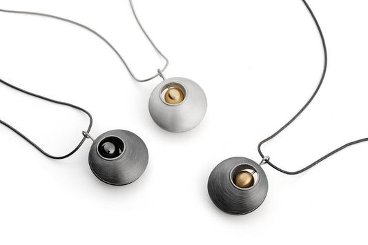 Sterling Silver Necklace With Pendant from Hannah Souter Handmade Jewellery.