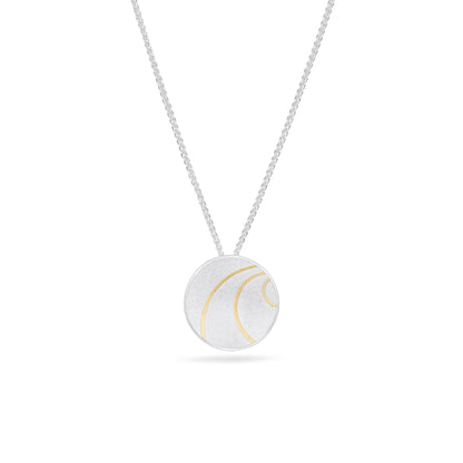 Lunar Sterling Silver Pendant from Hannah Souter Handmade Jewellery.