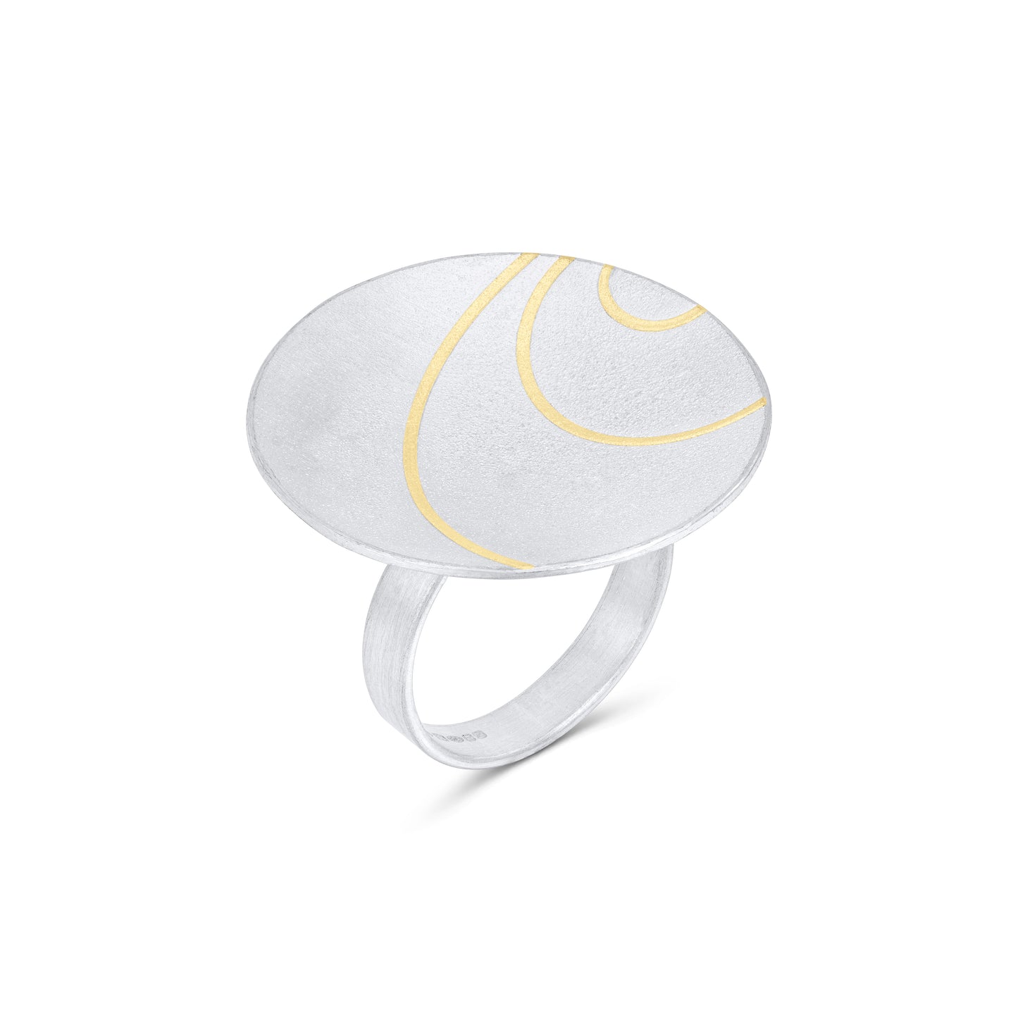 Lunar Sterling Silver Ring  from Hannah Souter Handmade Jewellery.