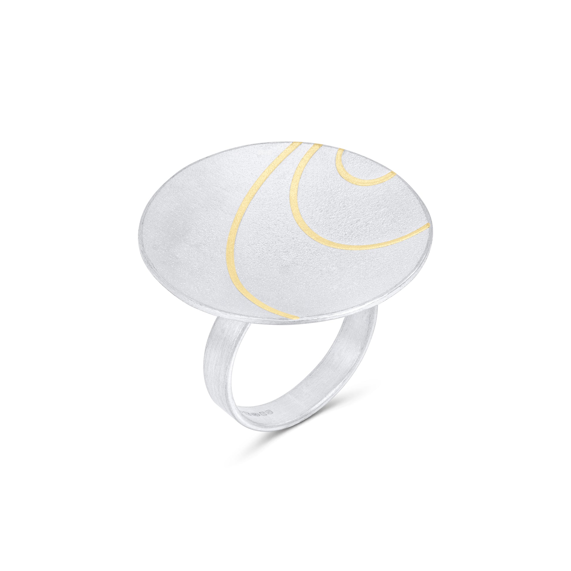 Lunar Sterling Silver Ring  from Hannah Souter Handmade Jewellery.