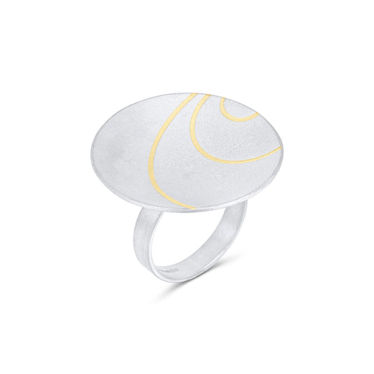 Lunar Sterling Silver Ring  from Hannah Souter Handmade Jewellery.
